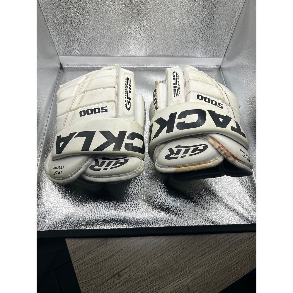 TAC 5000 Soccer Goalkeeper Gloves White Black Adult Size 10